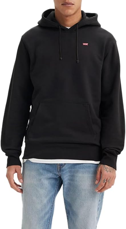 Herren Sweatshirt Hoodie, Mineral Black, M