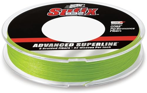 Sufix 832 Braid 40 lb Neon Lime 300 yards