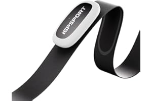 iGPSPORT HR50 Cycling Sensor Chest Strap, IPX7 Waterproof Bluetooth ANT+ for Cycling Running Jogging Yoga Fitness
