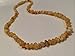 17 Inch Arthritis, carpal tunnel Raw UnPolished Milk white & lemon yellow adult Baltic Essentials Amber Therapeutic Necklace. Soothing with safety Screw Clasp. Anti-inflammatory, Reduction of swelling.
