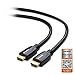 Cable Matters [Premium Certified HDMI to HDMI Cable 15 ft (Premium HDMICable) with 4K HDR Support in Black