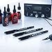 One Tattoo World Tattoo & Piercing Skin Marker | Dual-tip Pen Marking Scribe in Black | 10pcs