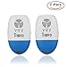 Ultrasonic Pest Repeller with Night Light for Eliminating Rodents and Insects - Pack of 2