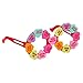 amscan 396632 Multicolor Foam Word Hearts Plastic Red Eyeglasses, Kids Size