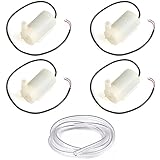 5 stuks/set mini-waterpomp, waterdicht, micro-motorpomp, DC 3-5 V, 96 l/u, geluidsarm, voor aquaria 5 stuks/set mini-waterpomp, waterdicht, micro-motorpomp, DC 3-5 V, 96 l/u, geluidsarm, voor aquaria