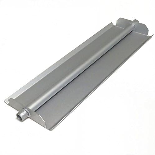 Dreffco Vented Linear Burner for Fireplace or Fire Pit (Steel, 18")