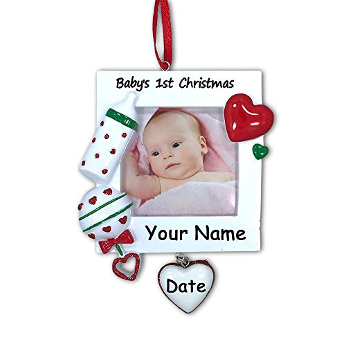 Personalized Baby's First Ornament Picture Frame