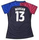 2016-2017 Alex Morgan #13 WOMEN'S USA National Away Jersey