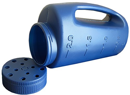 HandySpreader - Adjustable Hole Size - Handheld Spreader - Fertilizer, Grass Seeds, Preen Weed/Ant Killer, Insect Repellent, Diatomaceous Earth, Salt, Calcium Chloride, Pet Ice Melt Melter as Deicer