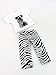American Fashion World Zebra Pant Set -Fits 14 Inch Wellie Wisher Dolls | 14 Inch Doll Clothing