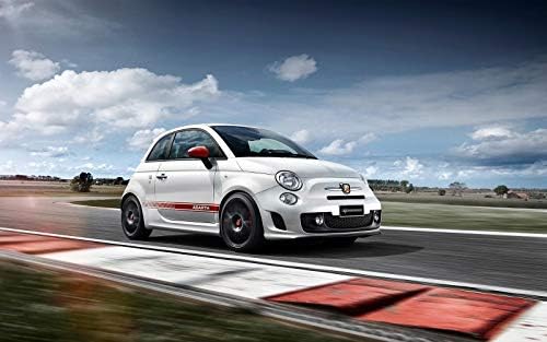 Abarth 595 Yamaha Factory Racing Edition Car Poster Print (24x36 Inches)