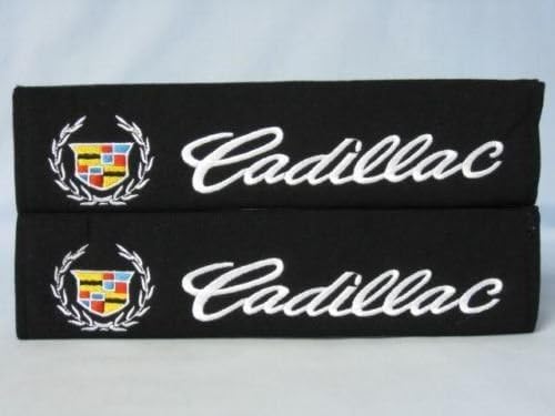 Monsterjesus New Car Seat Belt Covers Shoulder Pads Pair for Select Brands (Cadillac)