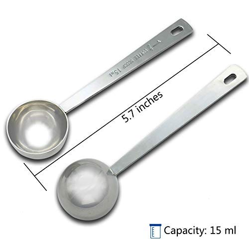 2 Timoo+Coffee+Measuring+Tablespoon+Stainless