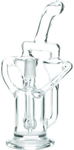SCIENTIFIC TUBE 13-791 - WP TUBE PERC 2X RECYCLER DRIPPING GLASS 8" CLEAR MALE 18MM