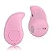 Efanr Sports Invisible in Ear Mini Bluetooth 4.0 Headset Earphone Earbuds Headphones with Hands-free Calling Stereo for iPhone 7 6 Plus 6 5 5S Samsung Galaxy Android IOS Smartphones (Pink)