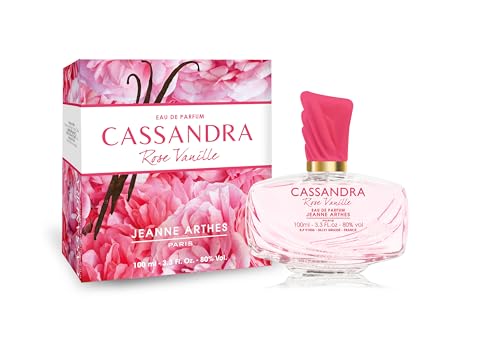 JEANNE ARTHES - Cassandra Rose Vanille Damenparfüm - 100 ml Sprühflasche - Eau de Parfum damen - Hergestellt in Grasse
