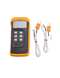 actpe Dual Termómetro Digital de dos canales 2 Sensor termopar 1300 °C 2372 °F