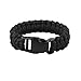 Rothco Deluxe Paracord Bracelet, Black, 7''