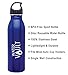 WaterVault Classic Single Wall Stainless Steel Water Bottle with Leak Proof Loop Cap, Bpa-Free Sport Canteen, 24oz