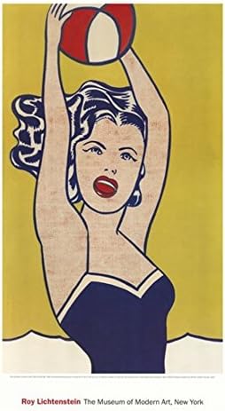 Amazon Roy Lichtenstein ボールを持つ少女 ファインアート プリント 50 80 X 91 44 Cm アートフレーム ポスター オンライン通販