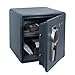 First Alert 2092DF-BD 1.3 Cubic Feet Bolt-Down Waterproof 1 Hour Fire Safe with Combination Lock, Gray