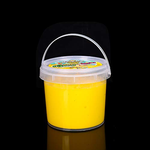 FENFEN Air Dry Clay Dough Ultra Light Molding Magic Clay with Bucket Toy for Kids (Black)