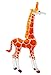 Hand Blown Glass Figurine Cute Giraffe Handmade Miniature Animal Art