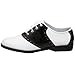 Pleaser Saddle-50 Black/White (8) Ladies Saddle Shoes