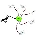 Noiposi 5 pcs 3.7v 680mah 20c Upgrade Lipo Battery with X6 Charger for Syma X5HC X5HW RC Quadcopter