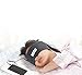Mountains Sleep Headphones with Ultra Thin Adjustable Speakers Comfortable Lycra  Sleep Headband Eye Mask Perfect for Sleep Sports Air Travel Relaxation Meditation Insomnia(Black)