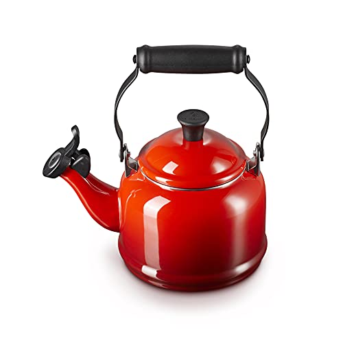 Le Creuset Enamel On Steel Demi Tea Kettle, 1.25 qt., Cerise Pricepulse