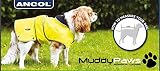 Ancol Muddy Paws All Weather Stormguard Coat Black XS (25cm) 43cm Girth view 4