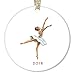 Vintage Nutcracker Ballerina Ornament 2018, Sugarplum Fairy Ballet Porcelain Ornament, 3