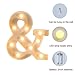LED Marquee Number Lights Sign Light Up Marquee Letter Lights Sign for Night Light Wedding Birthday Party Battery Powered Christmas Lamp Home Bar Decoration &