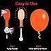 M.C.works 32 Pack Light Up Balloons Party LED Balloons Fun time, 8 Colors Balloon, Colorful Warm Light, Lasts 12-24 Hours Birthday, Wedding, Parties, 7 Blossom Clips & Ribbon Included.