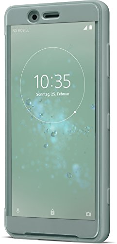 Sony Official Genuine Xperia XZ2 Compact SCTH50 Style Cover Touch Case - Green
