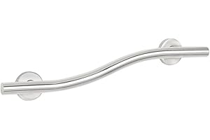 Seachrome 24 inch Bathroom Wave Grab Bar Satin Finish
