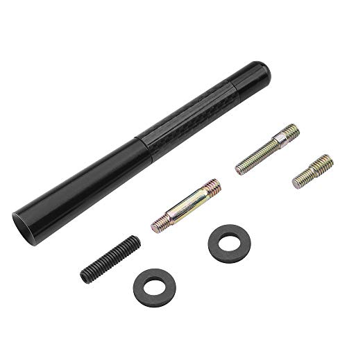 Universal Car Antenna, 4.7 Inch Sports Short Antenna for Truck, Carbon Fiber Bullet Antenna for Toyota, Ford, Chevrolet, Honda, Nissan, VW, Audi, Mazda