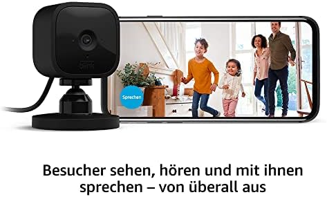 Mini – Kompakte, smarte Plug-in-Überwachungskamera für innen, 1080p-HD-Video, Nachtsicht, Zwei-Wege-Audio, Bewegungserfassung; einfache Einrichtung, funktioniert mit Alexa – 2 Kameras (schwarz)
