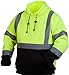 Pyramex Standard Safety Pullover Sweatshirt, Hi Vis Lime, Extra Large