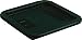 CFS 1074008 Storplus Square Container Lid, 2-4 Quart, Dark Green