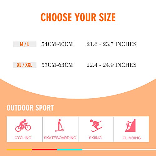Vihir Adult Water Sports Skate Bike Helmet with Ears Adjustable Multi Skating Skateboard Scooter Surf Men Women Dial Helmet