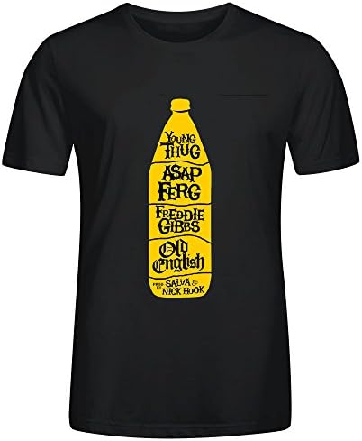 Young Thug Old English Men Tees Black