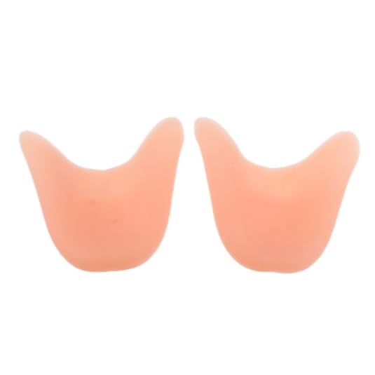Baoblaze Weiche Spitzenschoner Gel Zehenkappen Pads Schutz Silikon Gel Toe Pads Ballet Zehenschutz für Spitzenschuhe Schuhe B