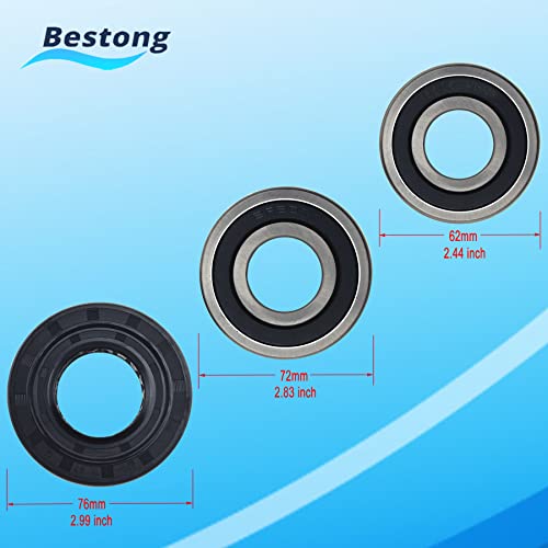 Bestong Front Load Washer Tub Bearings and Seal Kit Compatible for LG