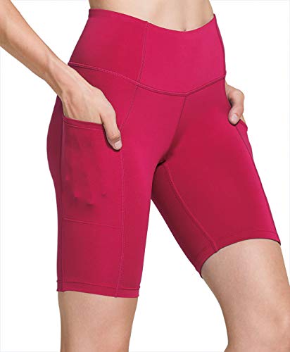 womens high waisted bike shorts