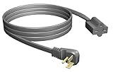 Stanley 31626 Grounded 250-volt Heavy Duty Appliance Pro Extension Cord, 6-Feet, Gray