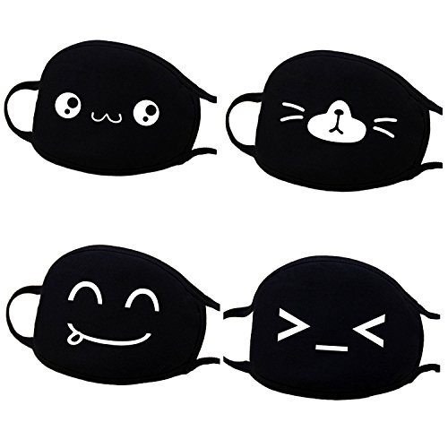 Aniwon Mouth Mask, 9PCS Cute Anti Dust Cotton Face Mask Unisex Kpop Mask for Men Women