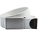 Samtree Web Belts for Men, Solid Color Military Style Press Buckle Canvas Belt (01-White)