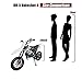 DR-X Kids Dirt Bike Holeshot-X 50cc Gas Power Mini Dirt Bike 20inches Seat Height Dirt Off Road Motorcycle, Pit Bike Fully Automatic Transmission, White